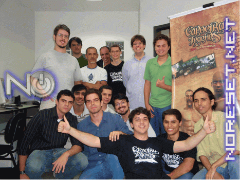 Equipe interna da Donsoft Entertainment, que está instalada no Rio